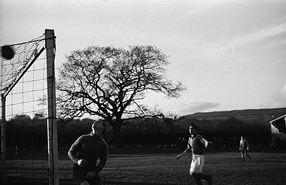Hinchas mirando partidos y cuotas en una pantalla de bar